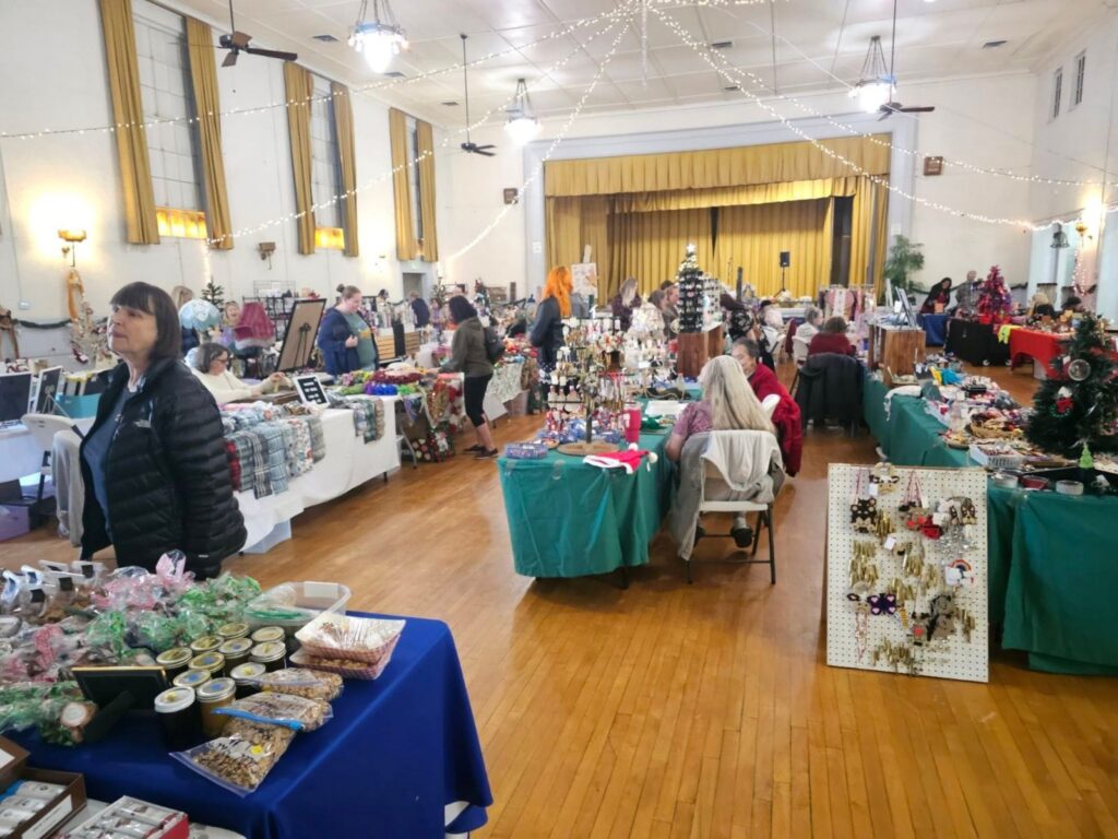 Several Vendors at Annual Auxiliary Craft Fair